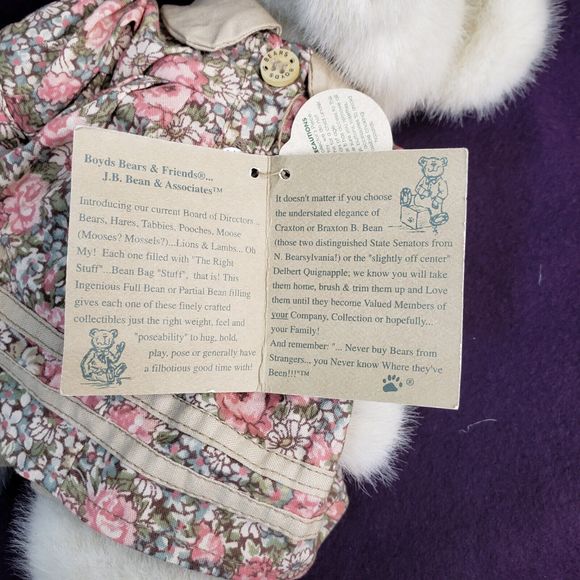 Boyds Bears and Friends Katie B Berrijam  910062 Dress w/Tags and Buttons 10" - Picture 9 of 9